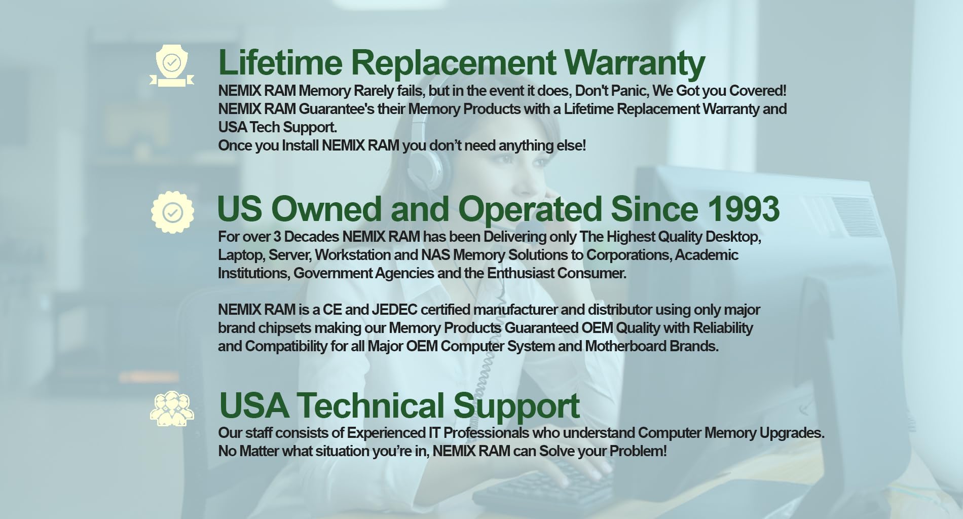 32GB (1X32GB) DDR4 2400MHZ PC4-19200 2Rx4 1.2V CL17 288-PIN ECC RDIMM Compatible with Lenovo 46W0835 Registered Server Memory