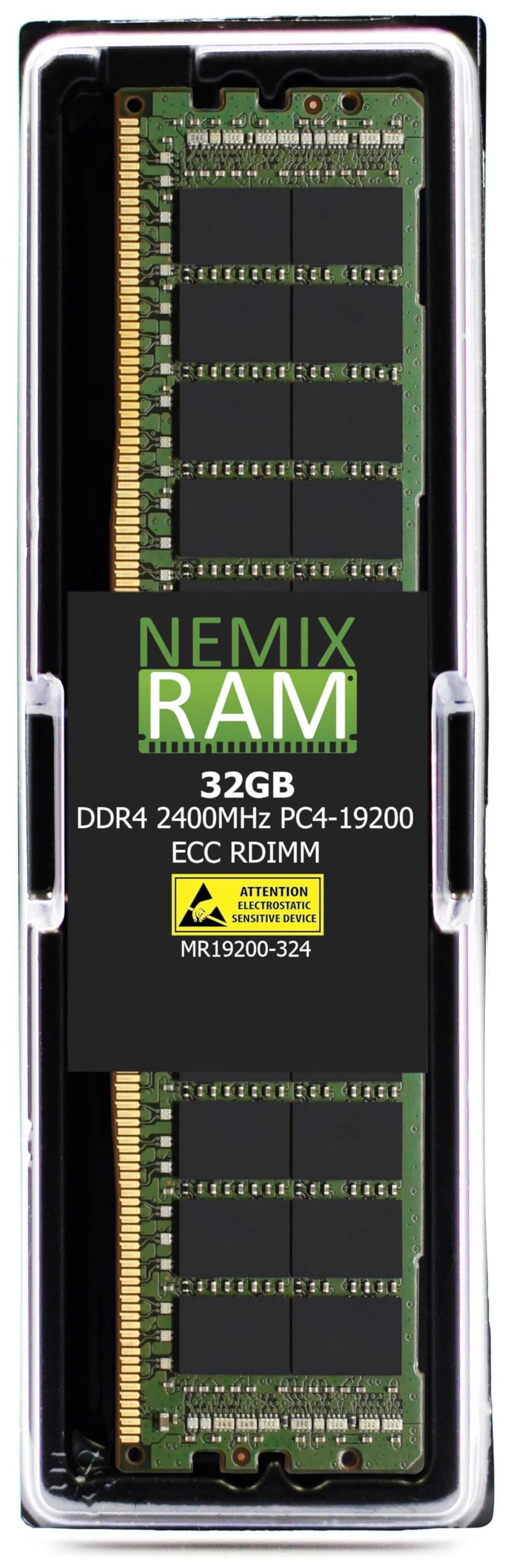 32GB (1X32GB) DDR4 2400MHZ PC4-19200 2Rx4 1.2V CL17 288-PIN ECC RDIMM Compatible with Lenovo 46W0835 Registered Server Memory