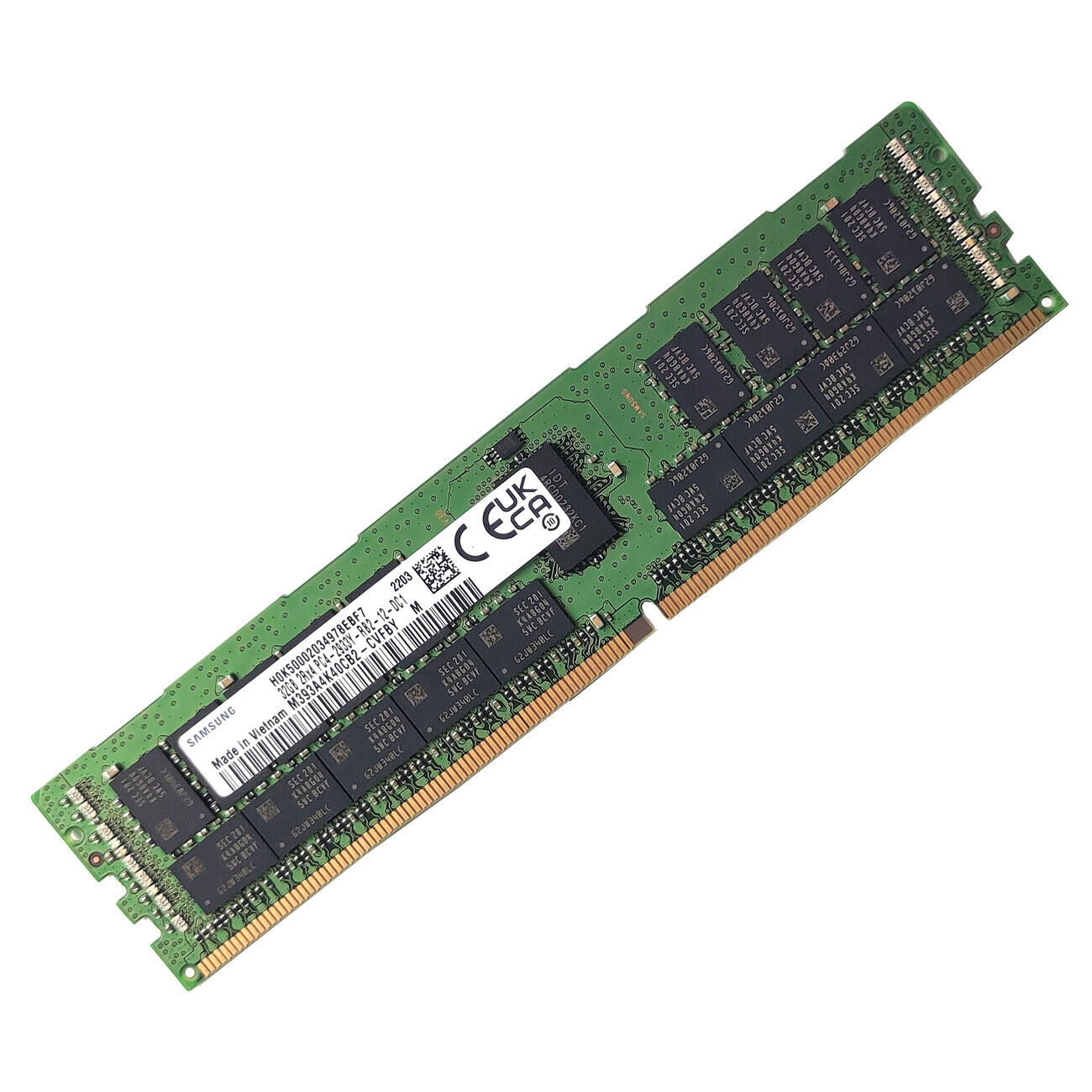 Memoria Samsung 32GB DDR4 2933 MHz ECC Reg M393A4K40CB2-CVF Compatible HP P00924-B21 Ram spots- show original title