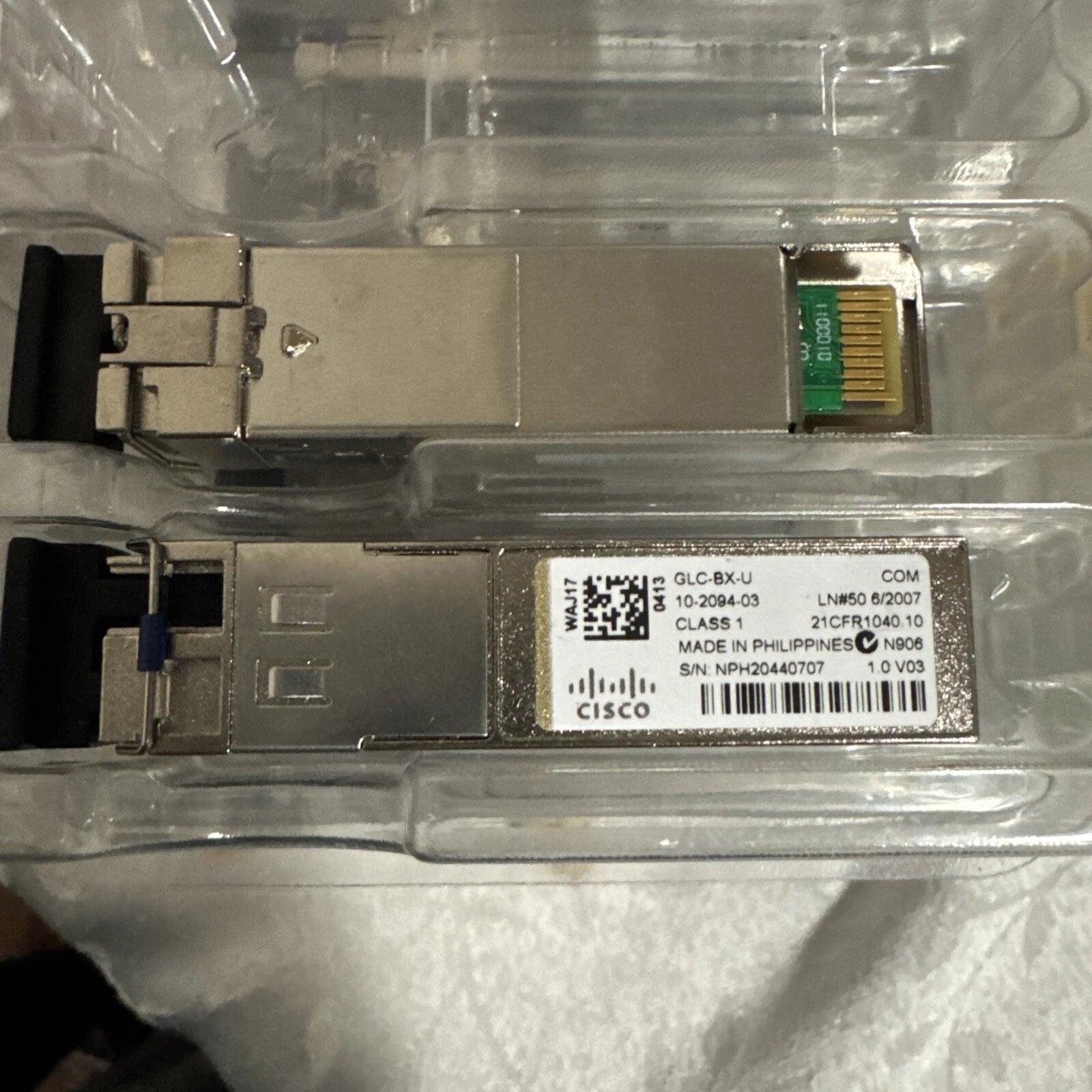 GENUINE CISCO GLC-BX-U TRANSCEIVER MODULE 10-2094-03