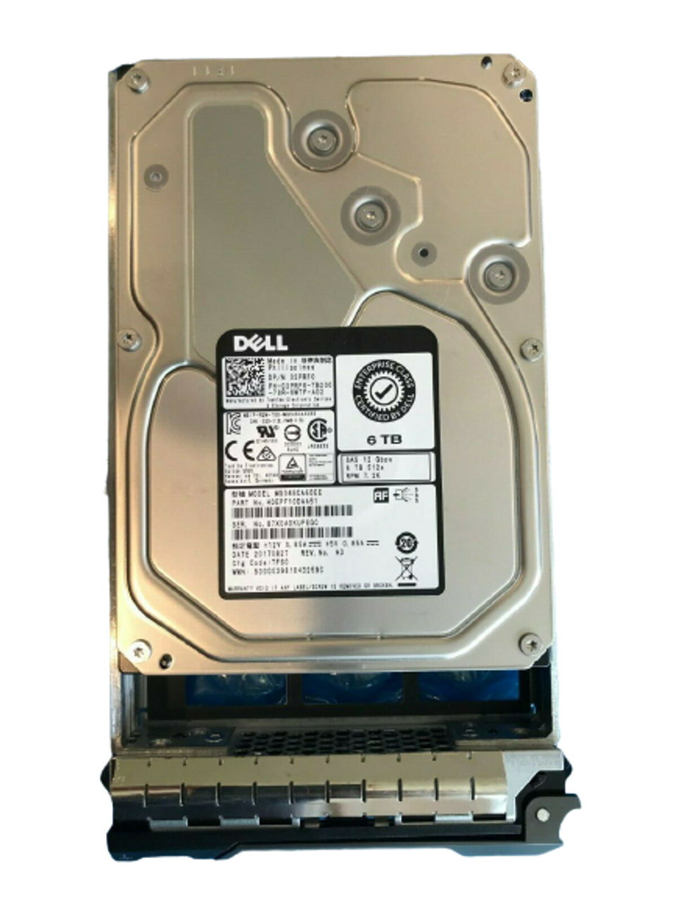 Disco DELL 03PRF0 MG04SCA60EE 6TB 12G 7.2K LFF 3.5" SAS HDD R710 R720 R730 R430 3PRF0 - AloTechInfoUSA
