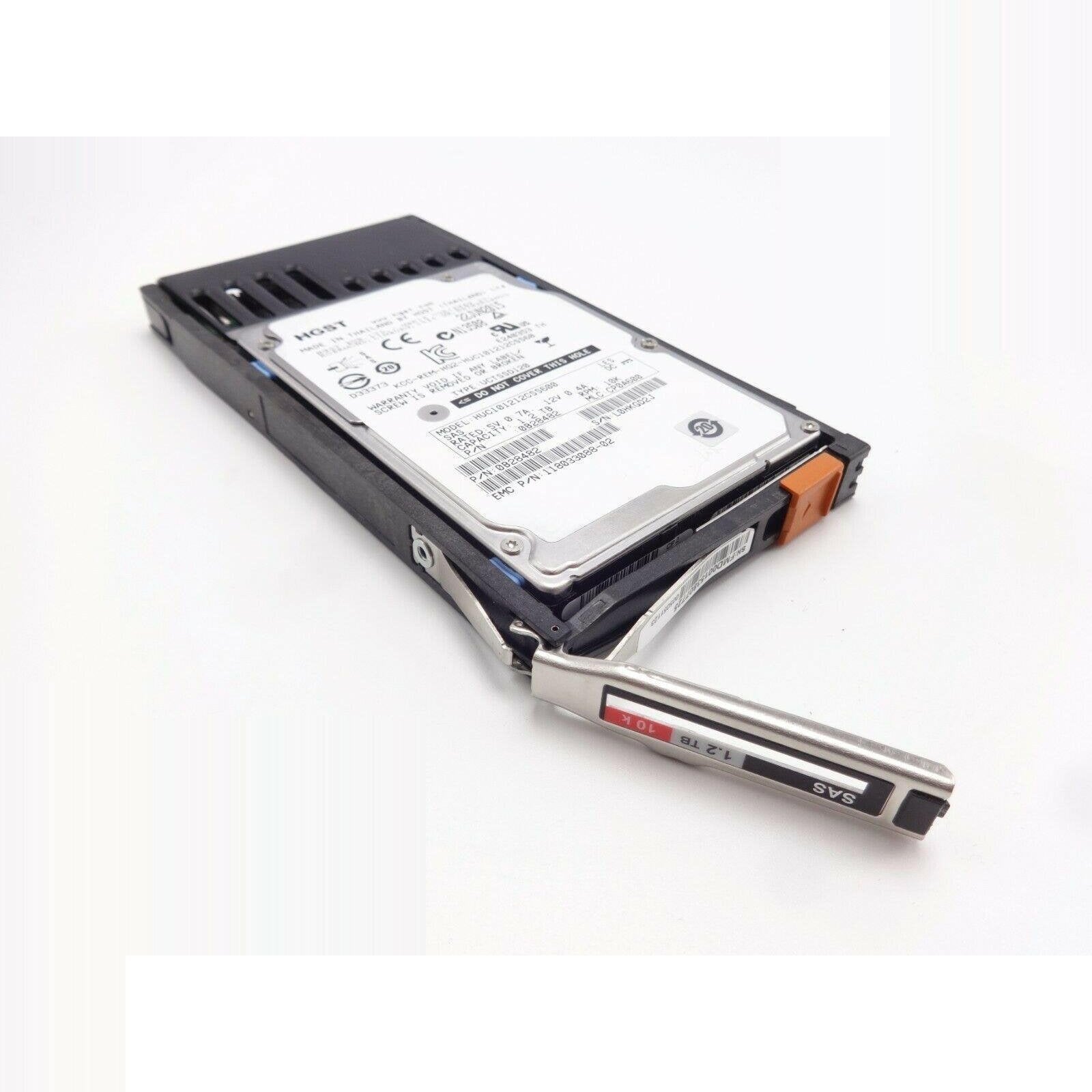 EMC 118033088-02 1.2TB 10K 6Gbps 2.5" SAS Small Form Factor Hard Drive with tray-FoxTI