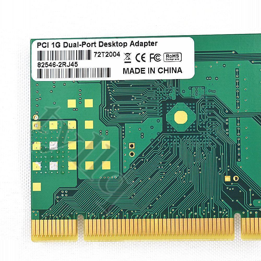 Placa Intel PWLA8492MT Chipset (82546) Pro Dual Port Gigabit PCI Lan Adapter-FoxTI