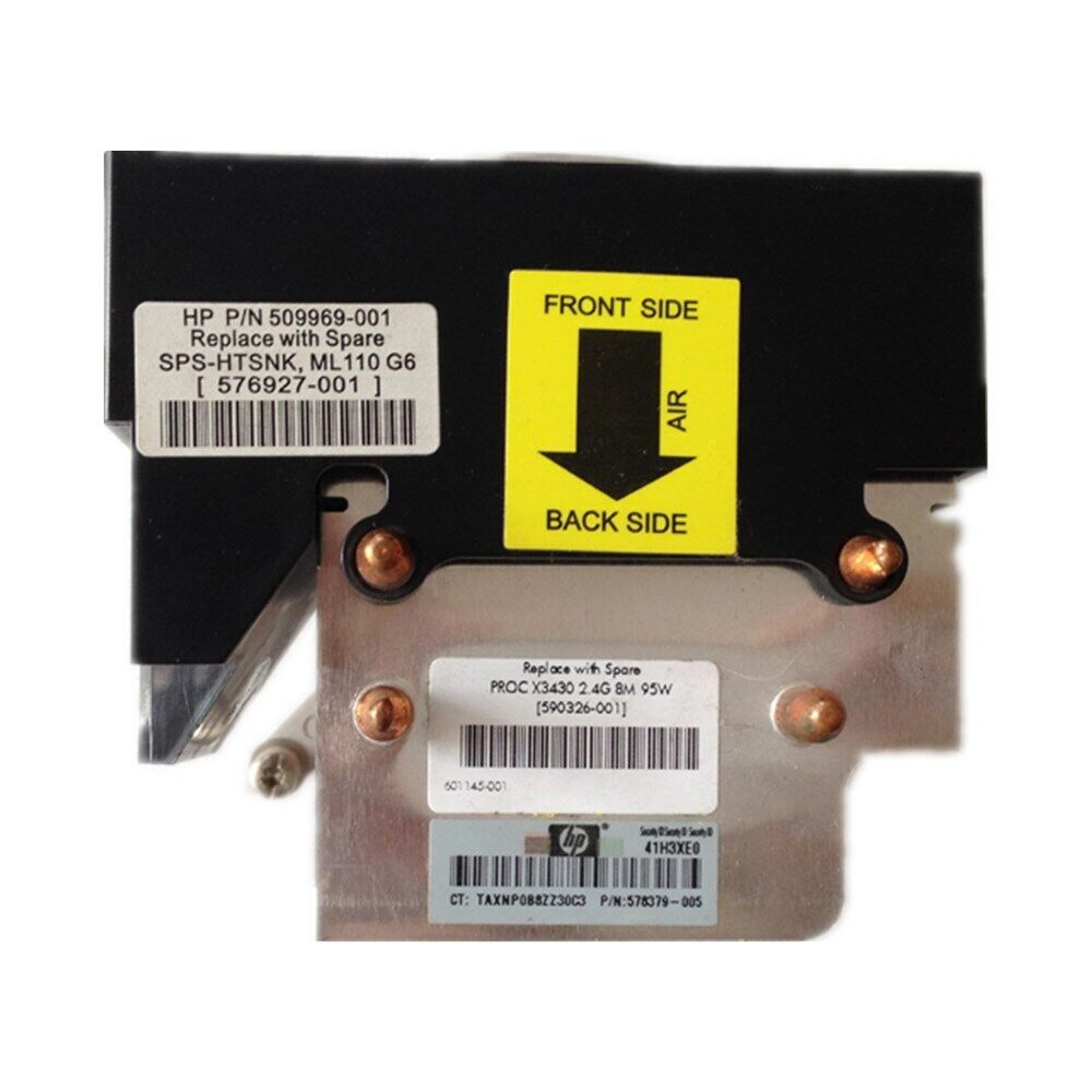 Dissipador HP Proliant ML110 G6 Heatsink & Fan Cooler 576927-001 509969-001 - AloTechInfoUSA