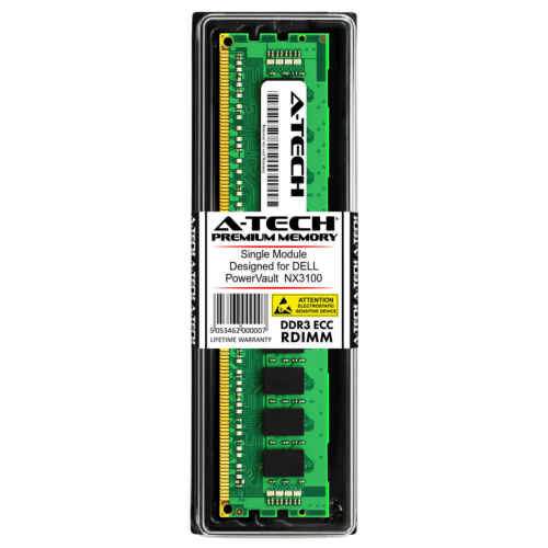Memoria 8GB 1600 MHz PC3-12800 DDR3 ECC REG Server Memory RAM for DELL PowerVault NX3100 - MFerraz Tecnologia