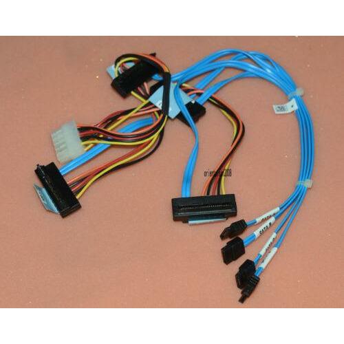 Cabo Dell P459G PowerEdge R410 4-Drop Hard Drive SATA/SAS Data / Power Cable Loom - MFerraz Tecnologia