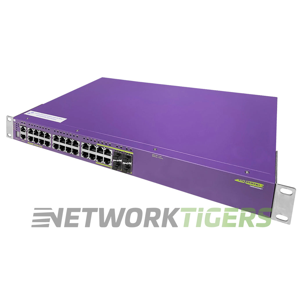 NEW Extreme 16504 X440-24p X440 Series 24x 1GB PoE+ RJ45 4x 1GB SFP Switch