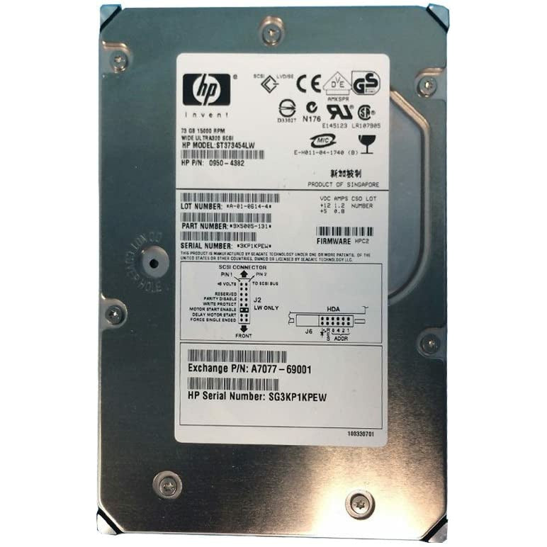 ST373454LW SEAGATE CHEETAH 73GB 68-PIN ULTRA320 SCSI 15000RPM 8MB 3.5 HARD DRIVE disco - MFerraz Tecnologia