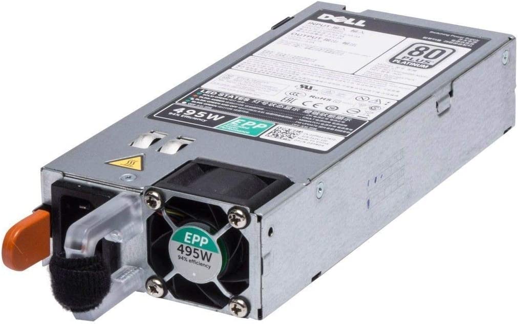  DELL REDUNDANT HOT SWAP POWER SUPPLY 495W POWEREDGE SERVER - AloTechInfoUSA