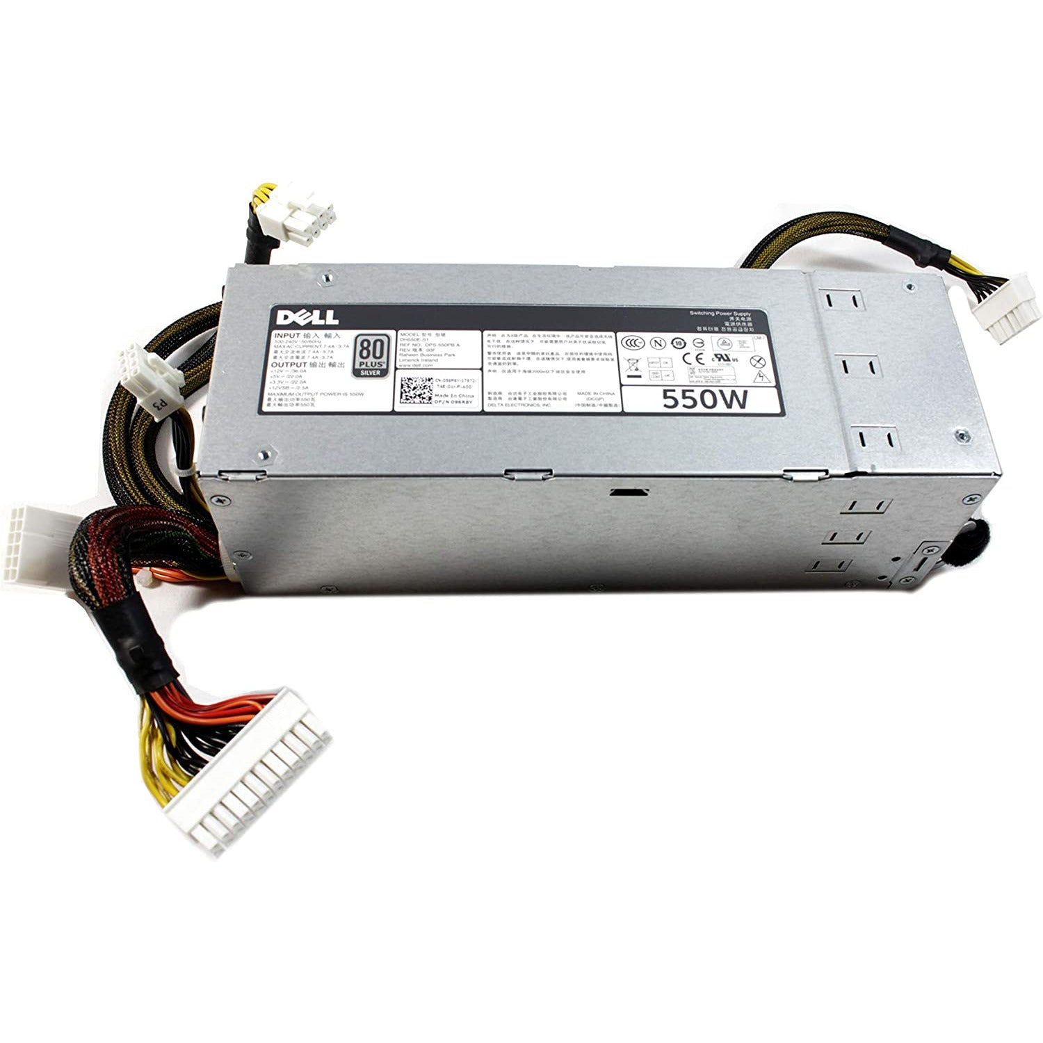 Fonte 96R8Y DELL POWEREDGE T420 CABLED POWER SUPPLY  DH550E-S1 550W R520 - AloTechInfoUSA