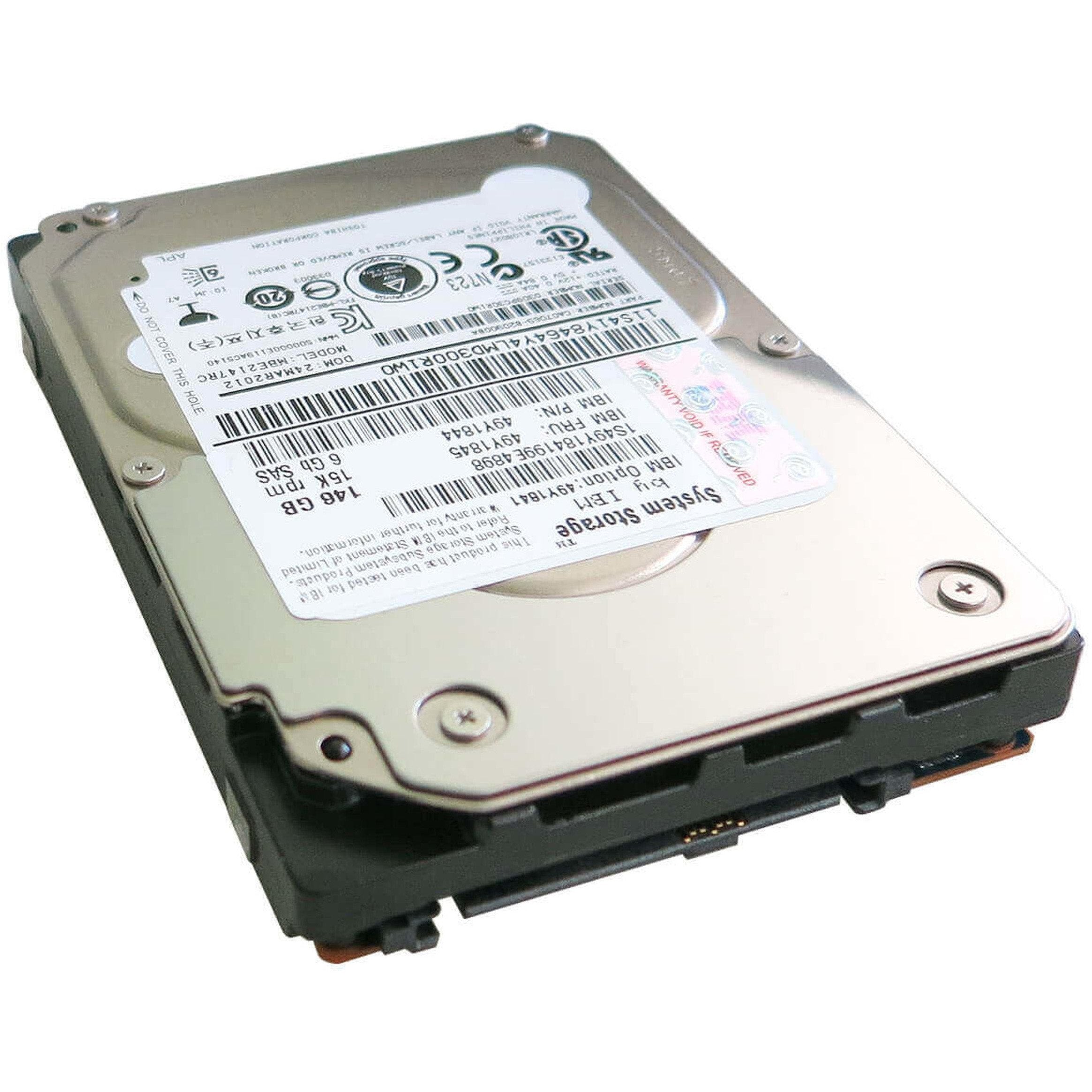 BM 146GB 10K RPM SAS 6Gbs SFF Slim 2.5" Hot Swap Hard Drive 42D0633 42D0636-FoxTI