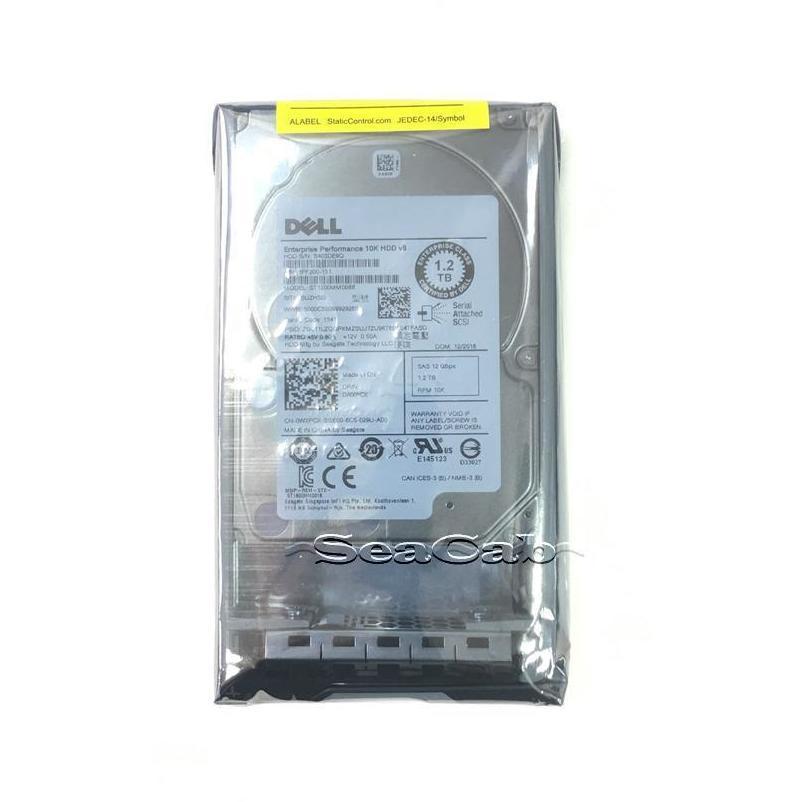 Dell 1.2TB 10K SAS 2.5" Hard Drive for PowerEdge R330 R430 R530 R630 R730 R930 616639022490-FoxTI