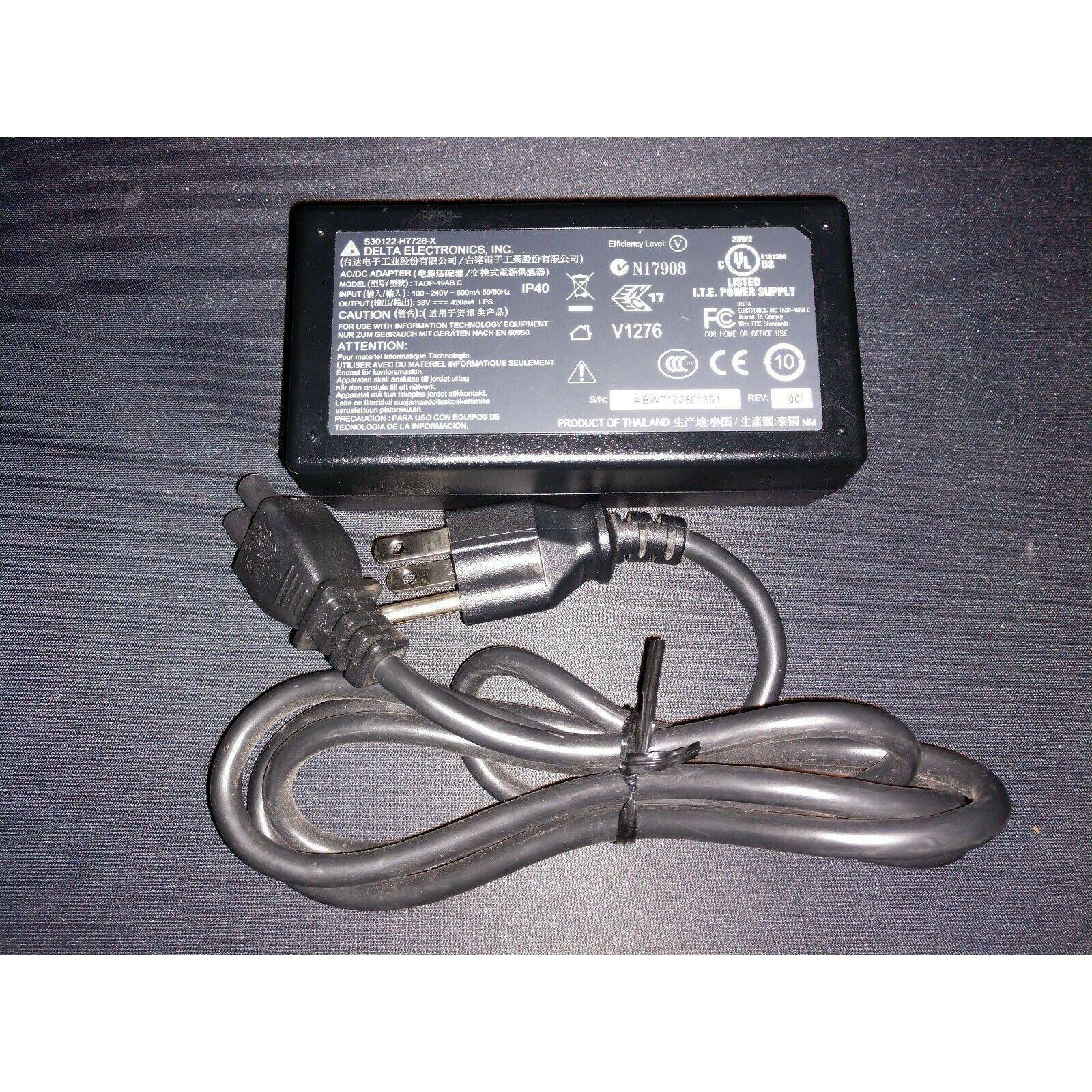 Delta Electronics S30122-H7726-X AC/DC Adapter Model TADP-19AB C with power cord-FoxTI