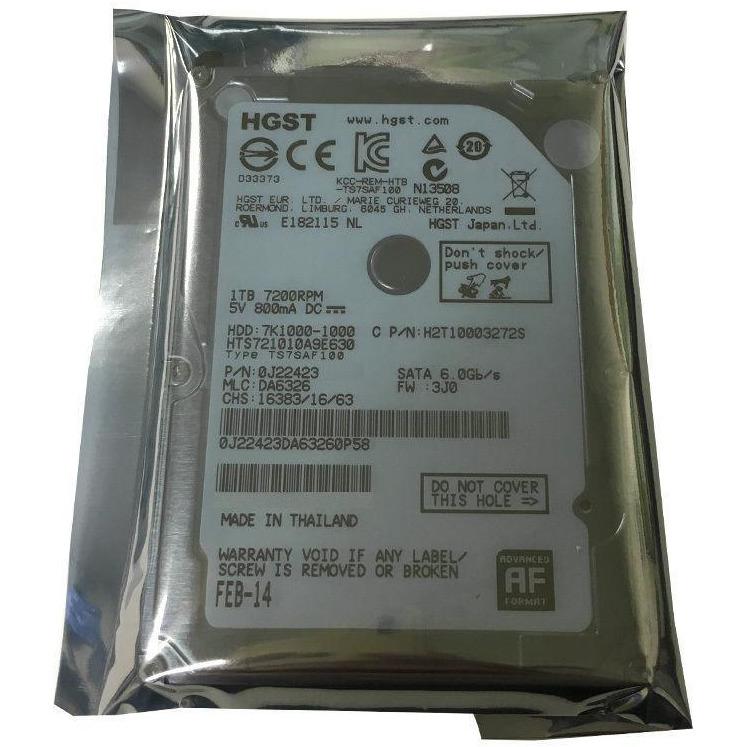 HGST 1TB 32MB Cache 7200RPM SATA III (6.0Gb/s) 2.5" PS3 & PS4 Hard Drive 0J22423 692754042162-FoxTI