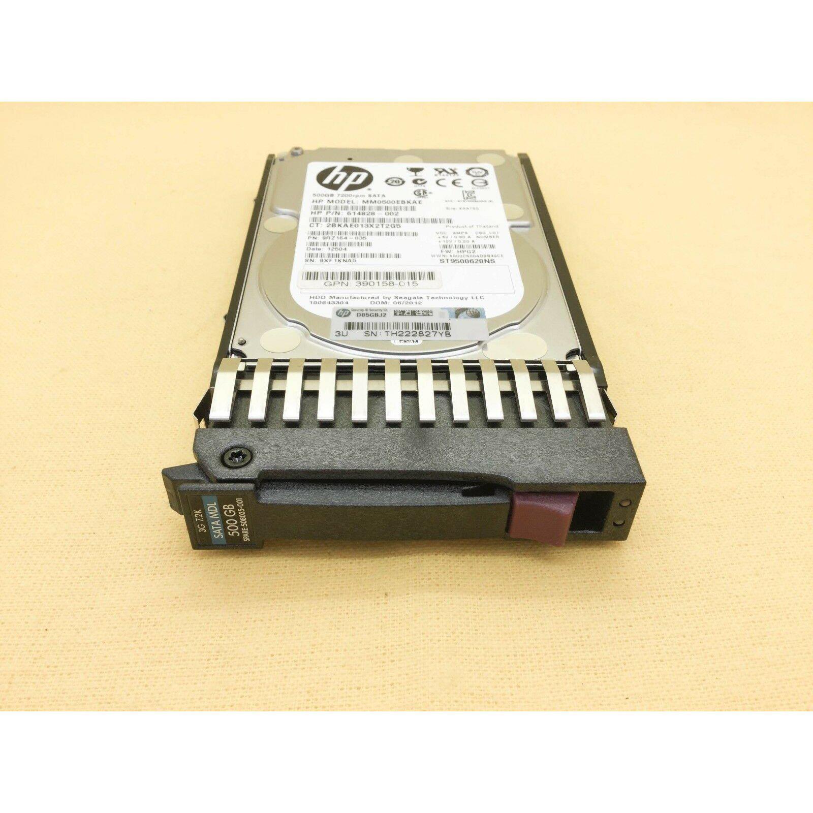 HP 507750-B21 500GB 7.2K 2.5" MDL SATA HDD Hard Drive 508035-001-FoxTI