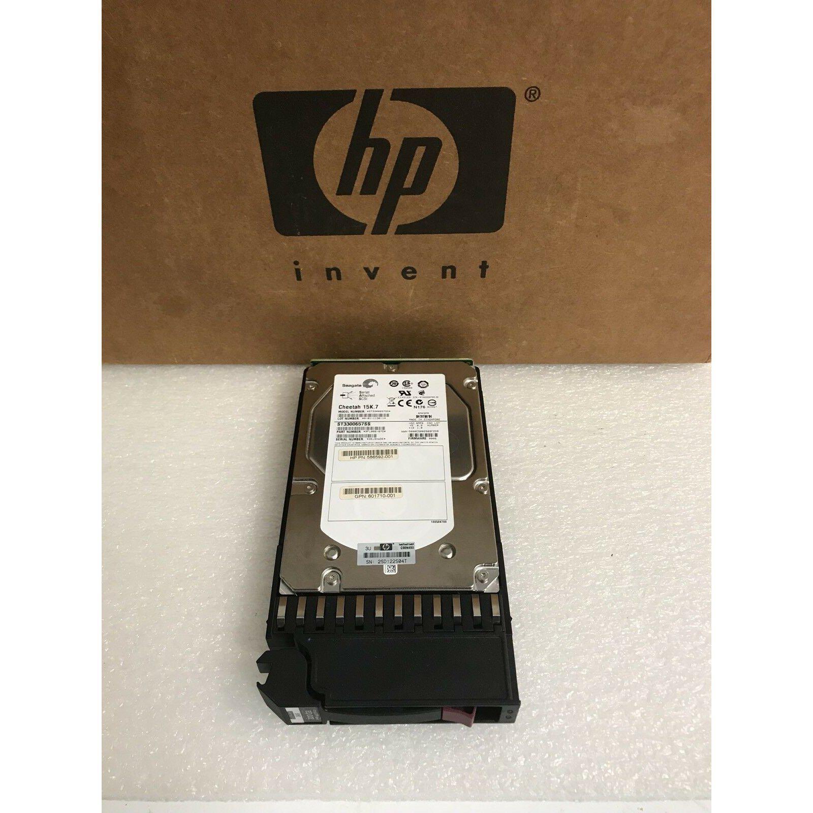 HP AP858A 601775-001 P2000 300GB 15K 3.5" 6G sas dual port hard drive-FoxTI