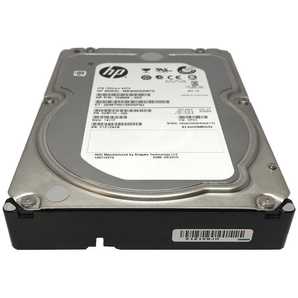 HP/Seagate ST4000NM0033 (MB4000GDMTH) 4TB 7200RPM SATA 6Gb/s 3.5" Hard Drive 763649030004-FoxTI