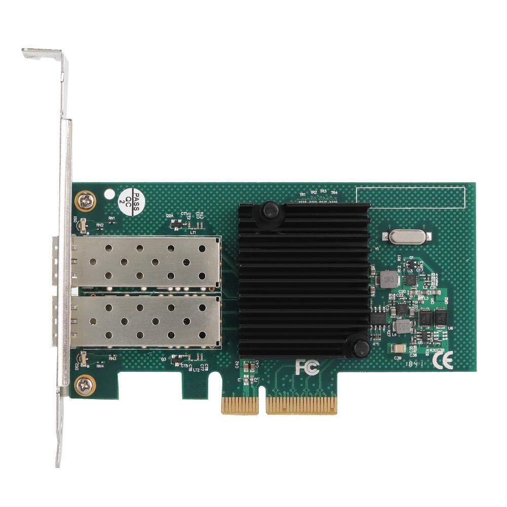 PCI-E Network Card for Intel 82576EB, 10/100/1000mbps Dual Port Fiber PCI Express Gigabit Network Card Adapter for Intel 82576EB-FoxTI