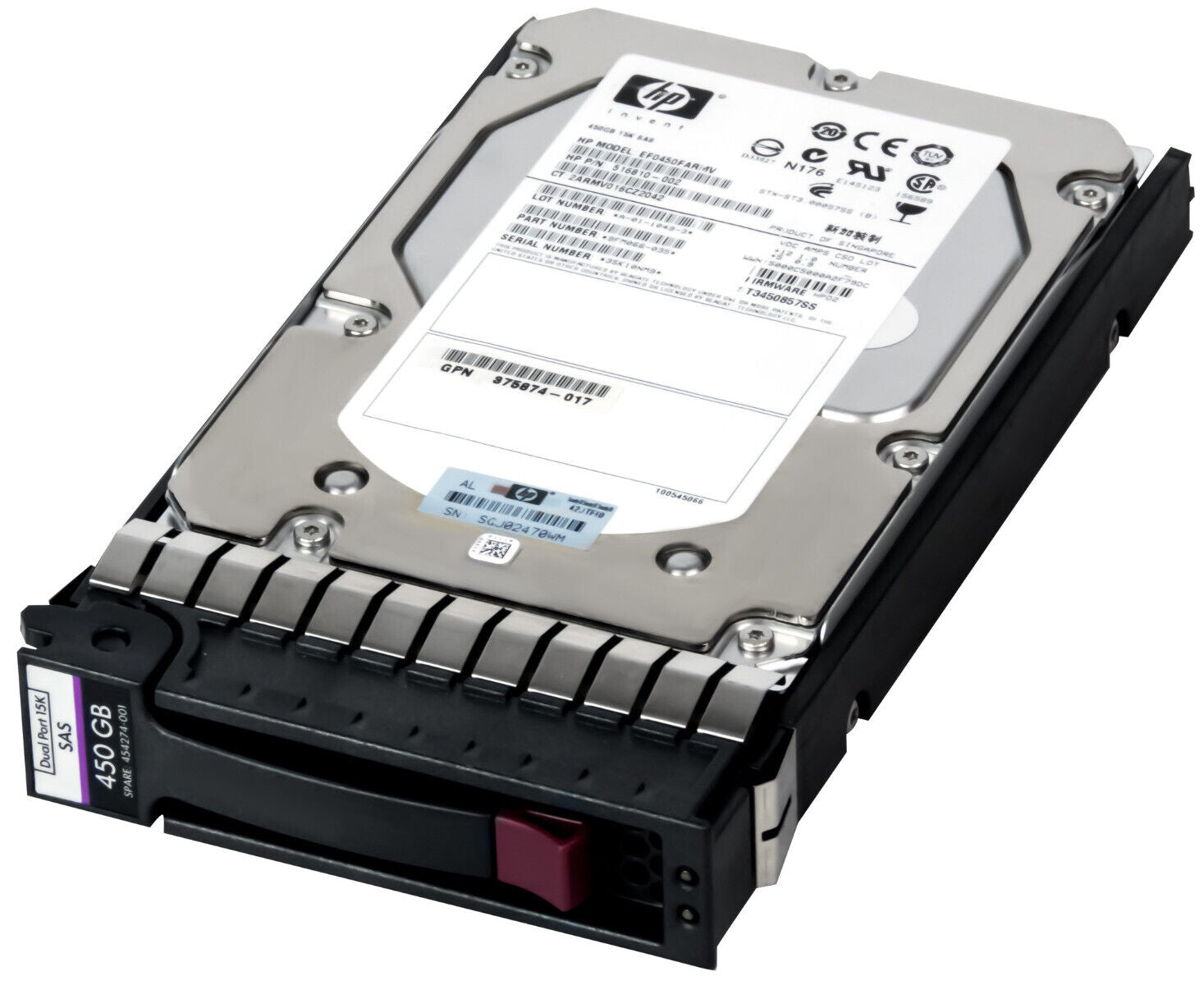 HP EF0450FATFE 533871-002 450GB 15K 3.5" dp sas hard drive 0B24474 516832-004 883585297825 - AloTechInfoUSA