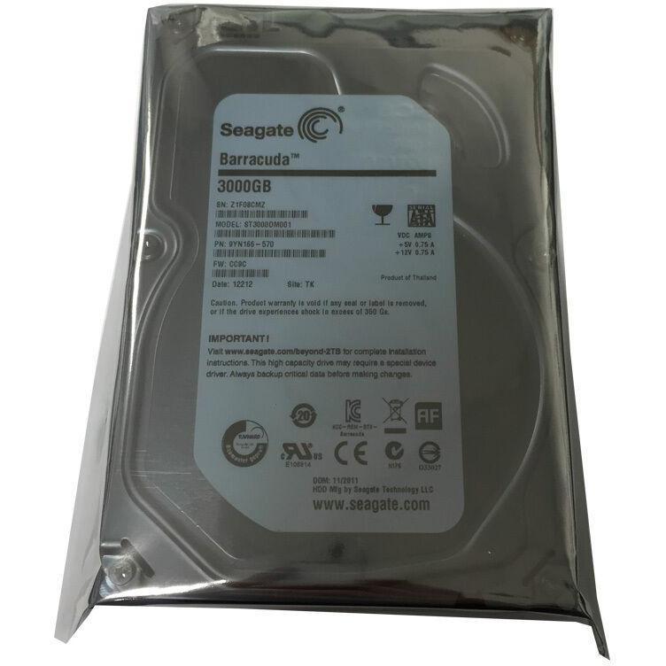 Seagate 3TB 64MB Cache 7200RPM 3.5" SATA III Desktop Hard Drive -PC/Mac/CCTV DVR 8879777622287-FoxTI