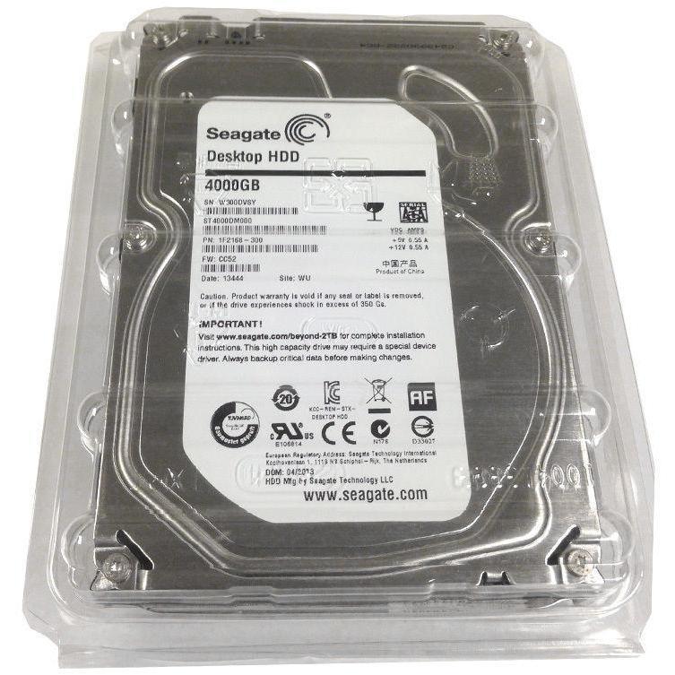 Seagate ST4000DM000 4TB 5900RPM 64MB SATA III 6.0Gb/s 3.5" Desktop Hard Drive 763649036327-FoxTI