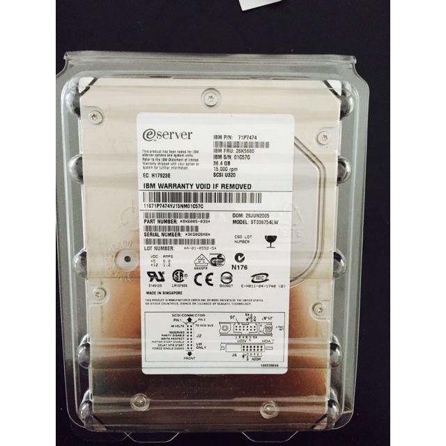 Seagate/IBM (ST336754LW) 36.7GB, 15000RPM, 3.5" Internal Hard Drive 2000010198757 Disco-FoxTI